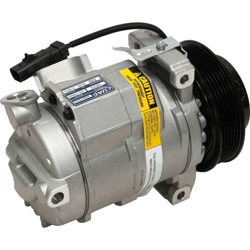 Universal Air Conditioning CO 11753C A/C Compressor -- 10SR17C Compressor Assembly