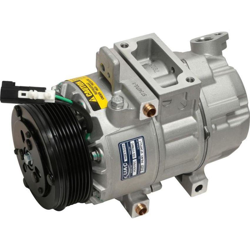 Universal Air Conditioning CO 11780C A/C Compressor -- UAC VCS17 Compressor Assembly