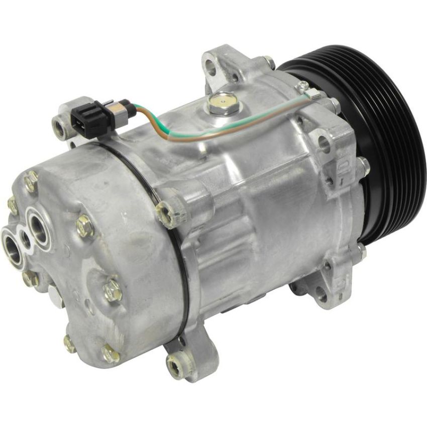 Universal Air Conditioning CO 1214 A/C Compressor -- Sanden SD7V16 Compressor Assembly