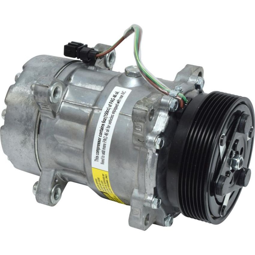 Universal Air Conditioning CO 1214C A/C Compressor -- UAC SD7V16 Compressor Assembly