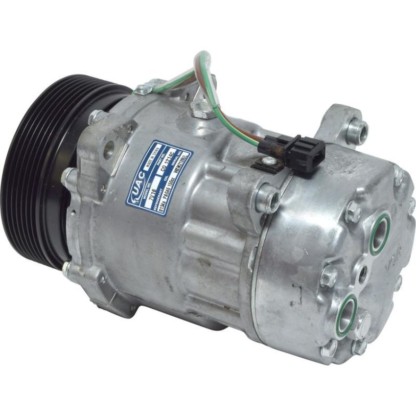 Universal Air Conditioning CO 1214C A/C Compressor -- UAC SD7V16 Compressor Assembly