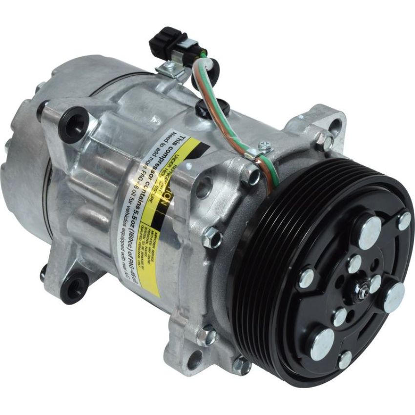 Universal Air Conditioning CO 1222DC A/C Compressor -- UAC SD7V16 Compressor Assembly
