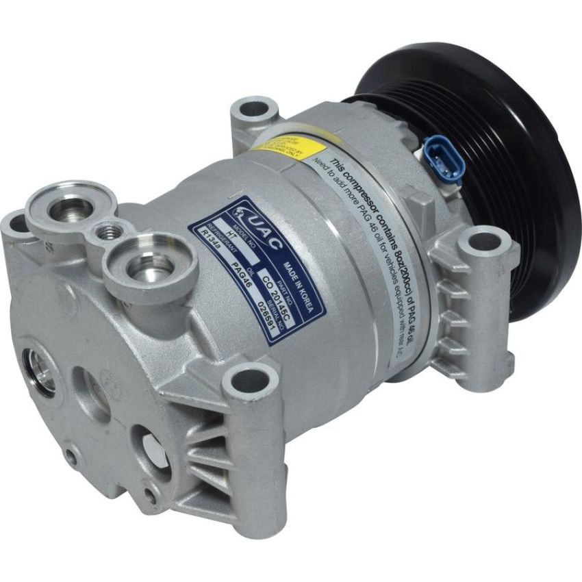 Universal Air Conditioning CO 20145C A/C Compressor -- UAC HT6 Compressor Assembly