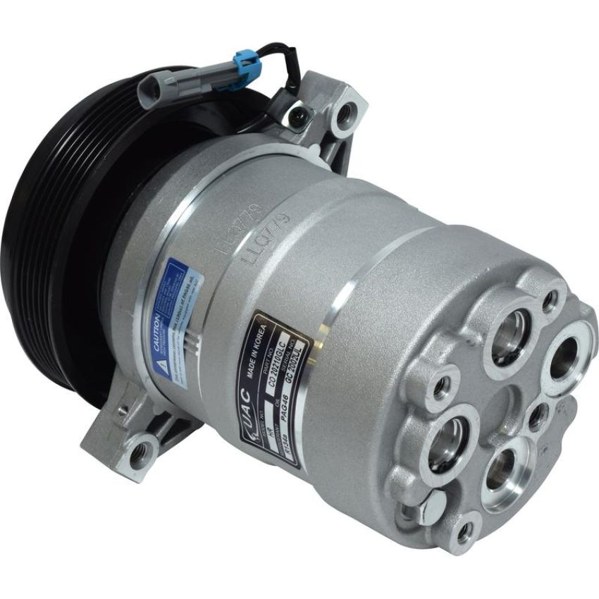 Universal Air Conditioning CO 20210GLC A/C Compressor -- UAC HR6 Compressor Assembly