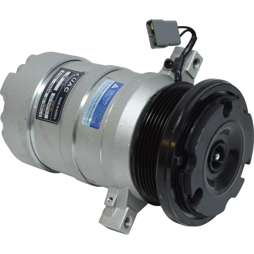 Universal Air Conditioning CO 20237GLC A/C Compressor -- UAC HR6 Compressor Assembly