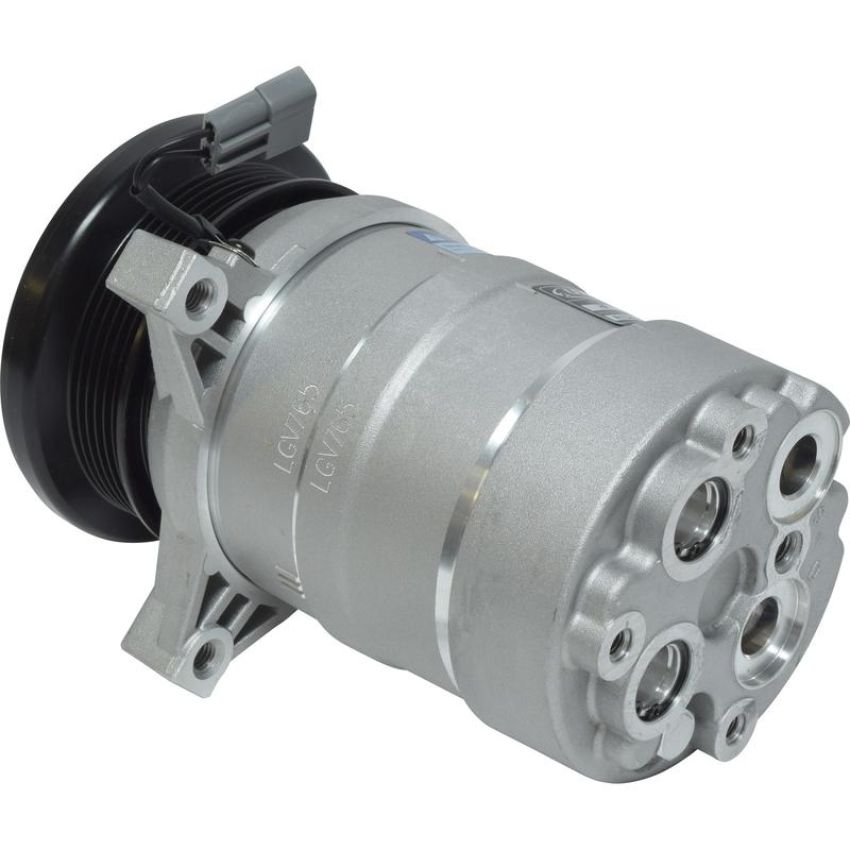 Universal Air Conditioning CO 20237GLC A/C Compressor -- UAC HR6 Compressor Assembly