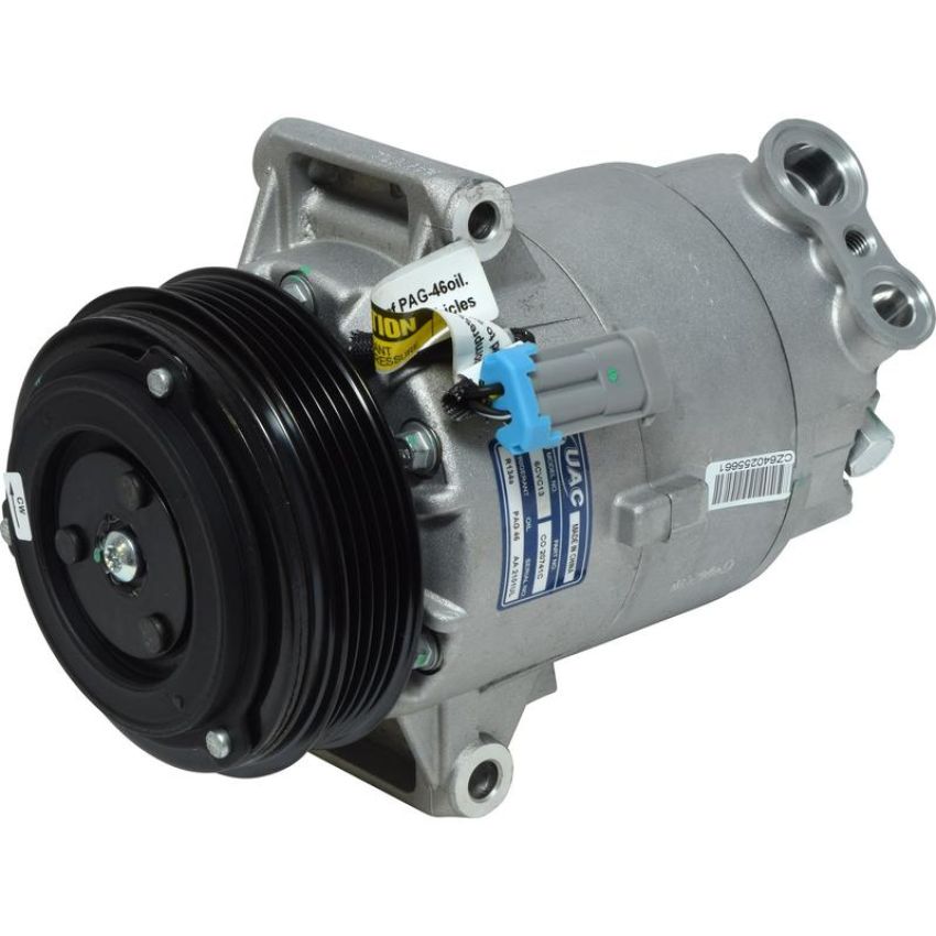 Universal Air Conditioning CO 20741C A/C Compressor -- UAC CVC Compressor Assembly