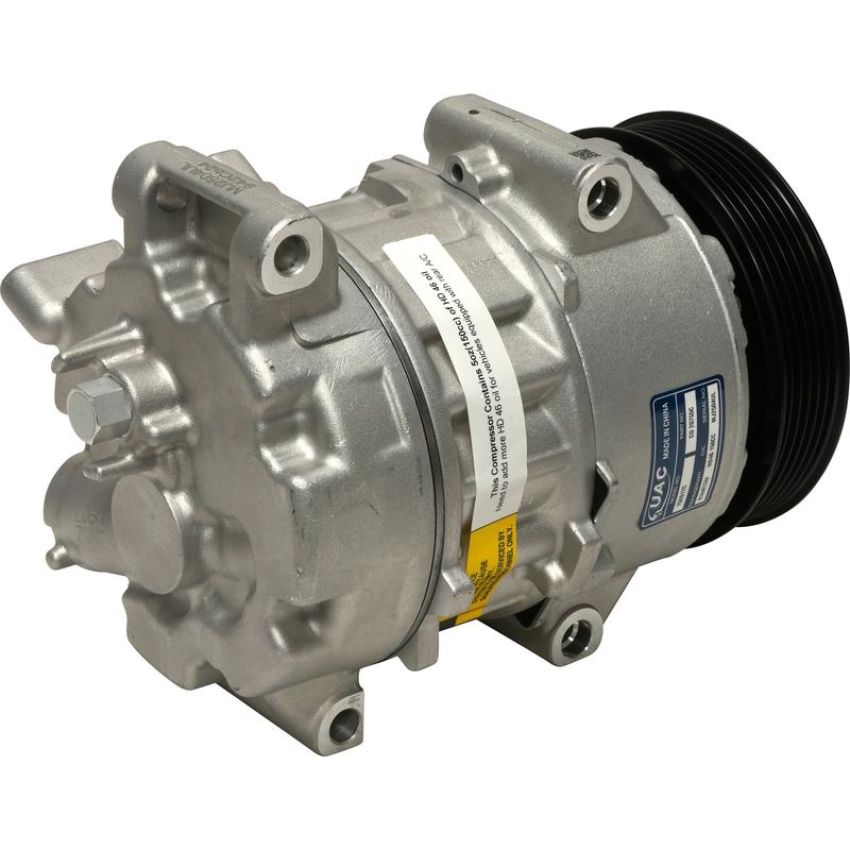 Universal Air Conditioning CO 20755C A/C Compressor -- UAC 7SES17C Compressor Assembly