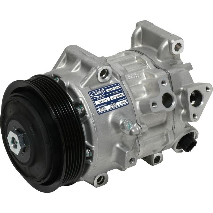 Universal Air Conditioning CO 20755C A/C Compressor -- UAC 7SES17C Compressor Assembly