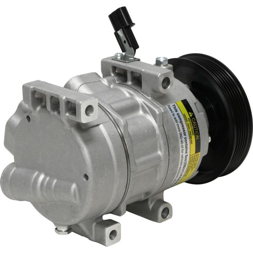 Universal Air Conditioning CO 20765C A/C Compressor -- UAC DVE12 Compressor Assembly