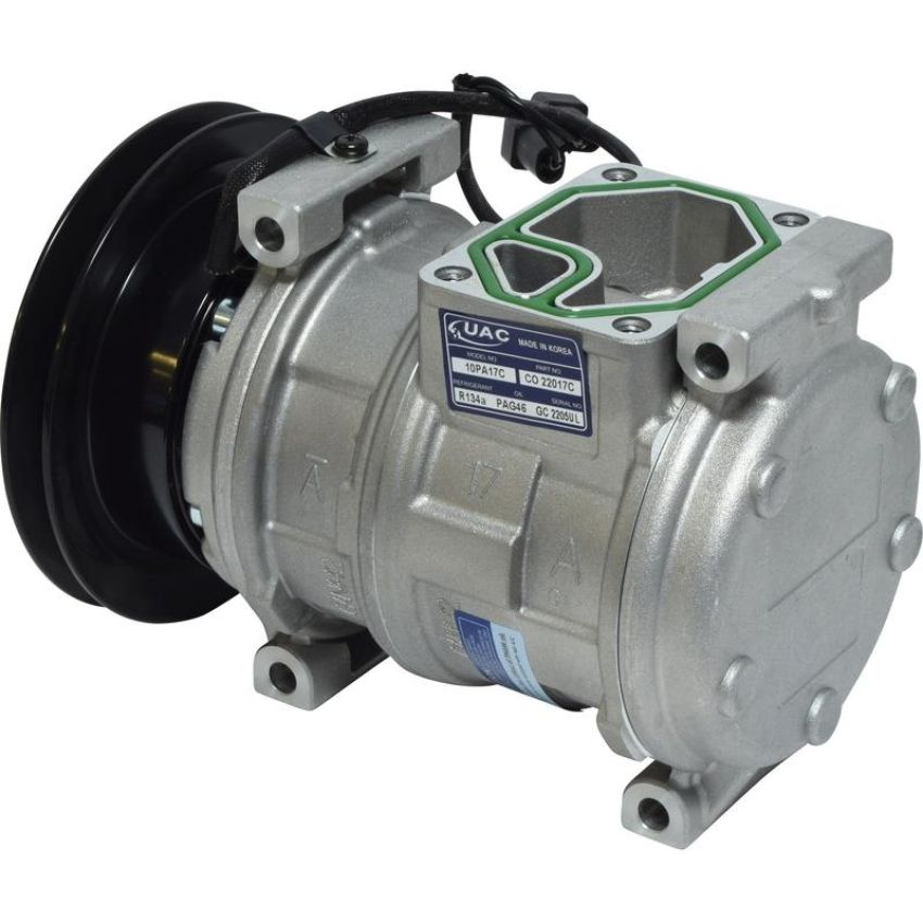 Universal Air Conditioning CO 22017C A/C Compressor -- UAC 10PA17C Compressor Assembly