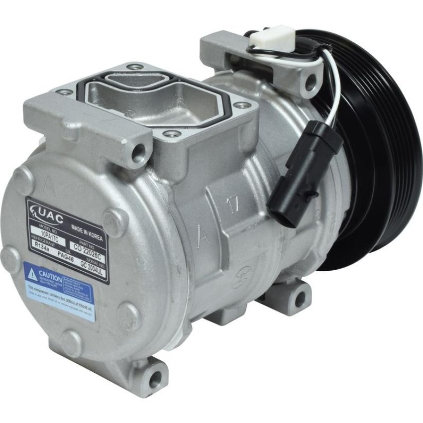 Universal Air Conditioning CO 22026C A/C Compressor -- UAC 10PA17C Compressor Assembly