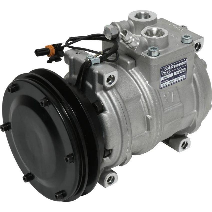 Universal Air Conditioning CO 22032C A/C Compressor -- UAC 10PA17C Compressor Assembly