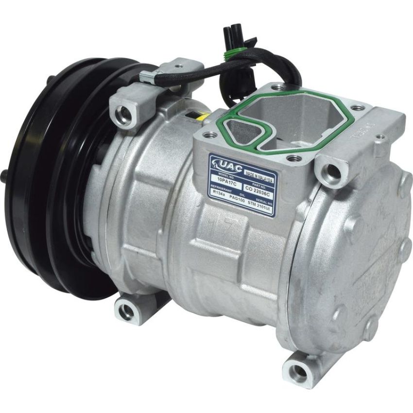 Universal Air Conditioning CO 22036C A/C Compressor -- UAC 10PA17C Compressor Assembly