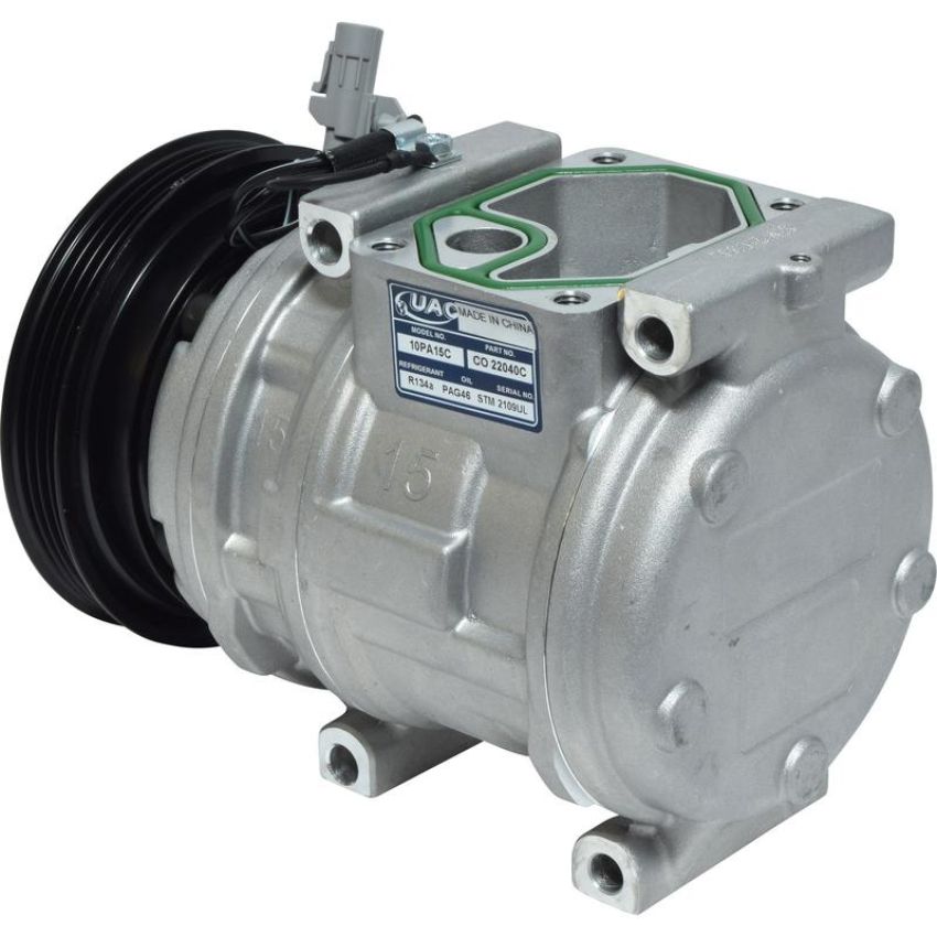 Universal Air Conditioning CO 22040C A/C Compressor -- UAC 10PA15C Compressor Assembly