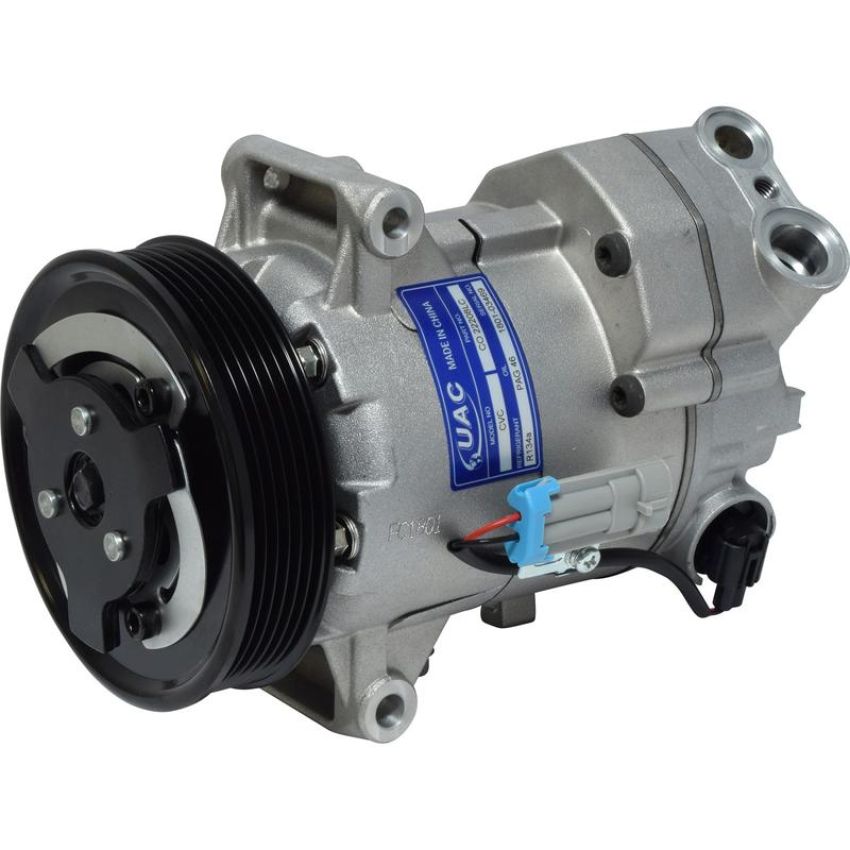 Universal Air Conditioning CO 22208LC A/C Compressor -- UAC CVC Compressor Assembly
