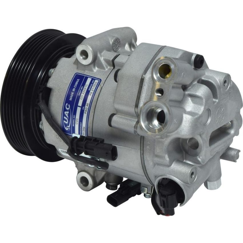 Universal Air Conditioning CO 22221C A/C Compressor -- UAC CVC Compressor Assembly