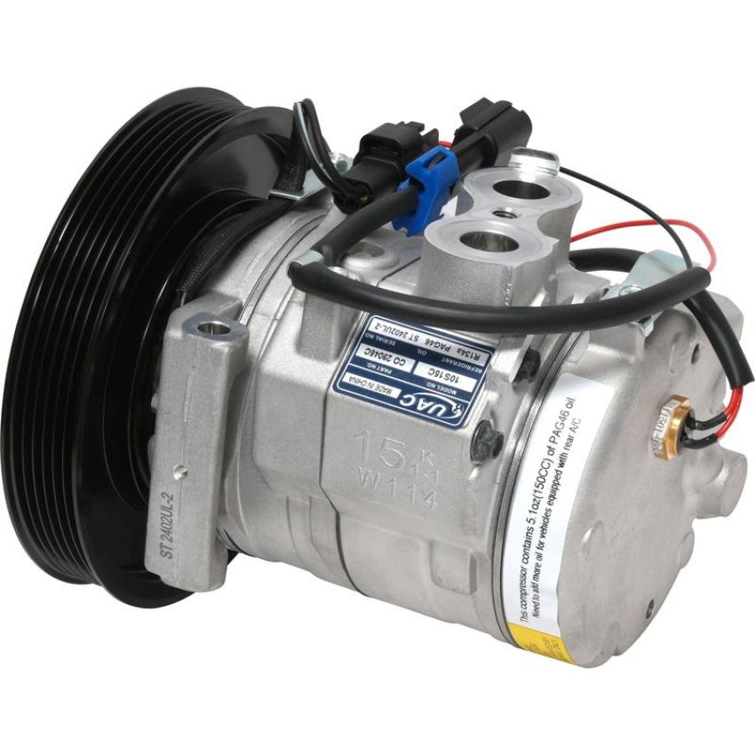 Universal Air Conditioning CO 29045C A/C Compressor -- UAC 10S15C Compressor Assembly