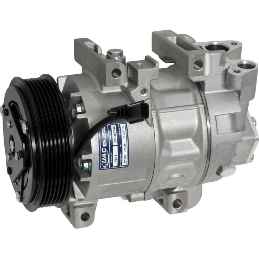 Universal Air Conditioning CO 29074C A/C Compressor -- UAC VCS141C Compressor Assembly
