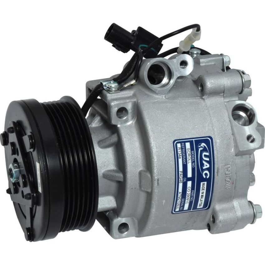 Universal Air Conditioning CO 29091C A/C Compressor -- UAC QS90 Compressor Assembly