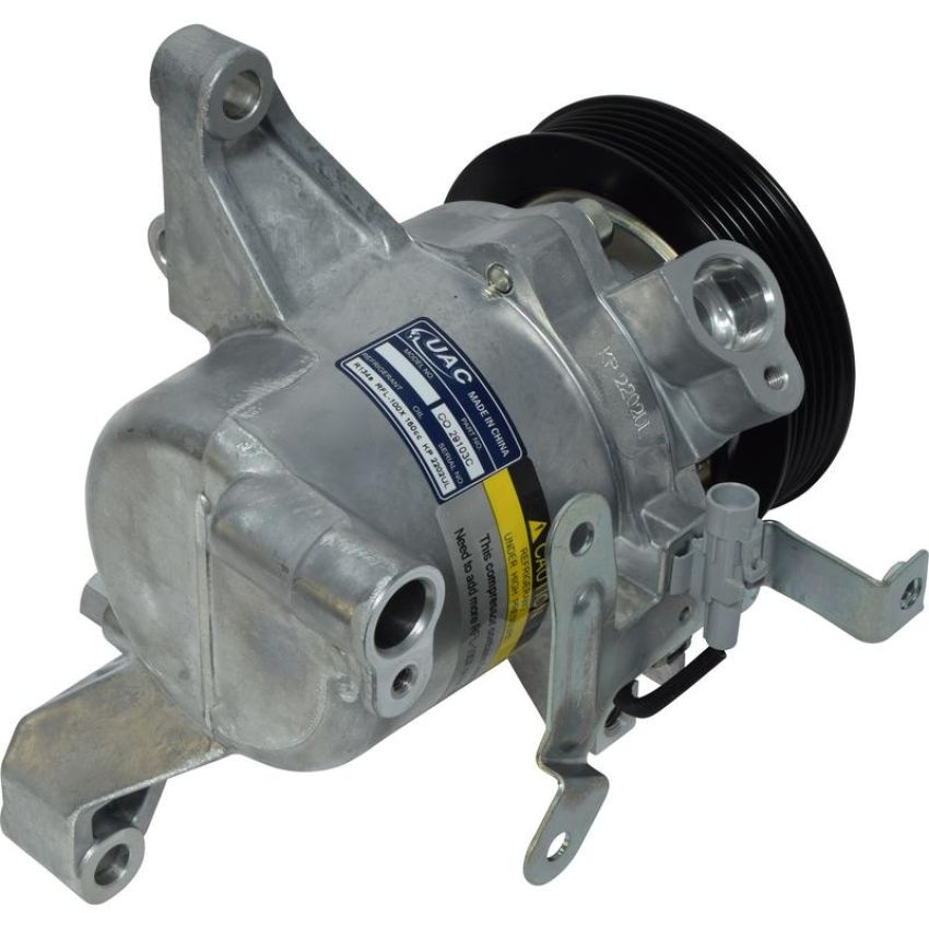 Universal Air Conditioning CO 29103C A/C Compressor -- UAC DKV10R Compressor Assembly