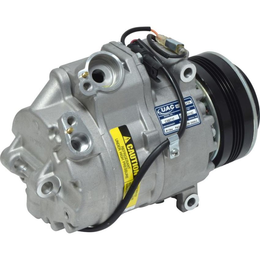 Universal Air Conditioning CO 29111C A/C Compressor -- UAC CSE717 Compressor Assembly