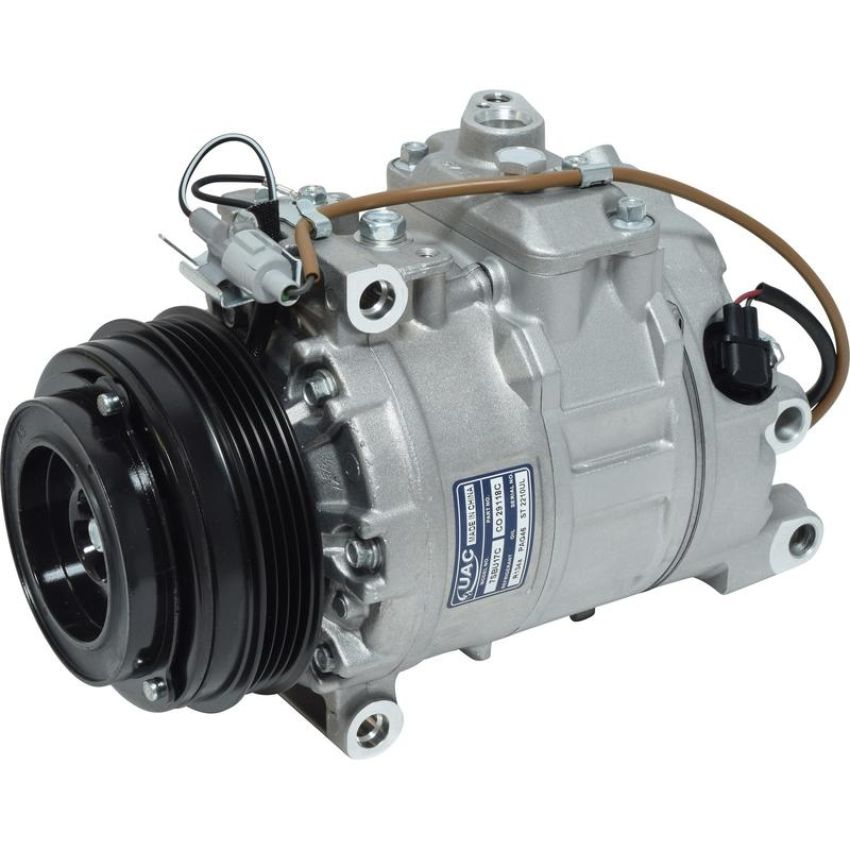 Universal Air Conditioning CO 29118C A/C Compressor -- UAC 7SBU17C Compressor Assembly
