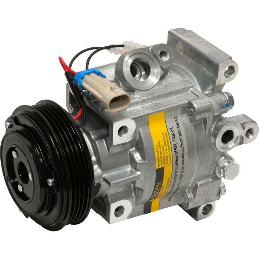 Universal Air Conditioning CO 29144C A/C Compressor -- UAC QS90 Compressor Assembly