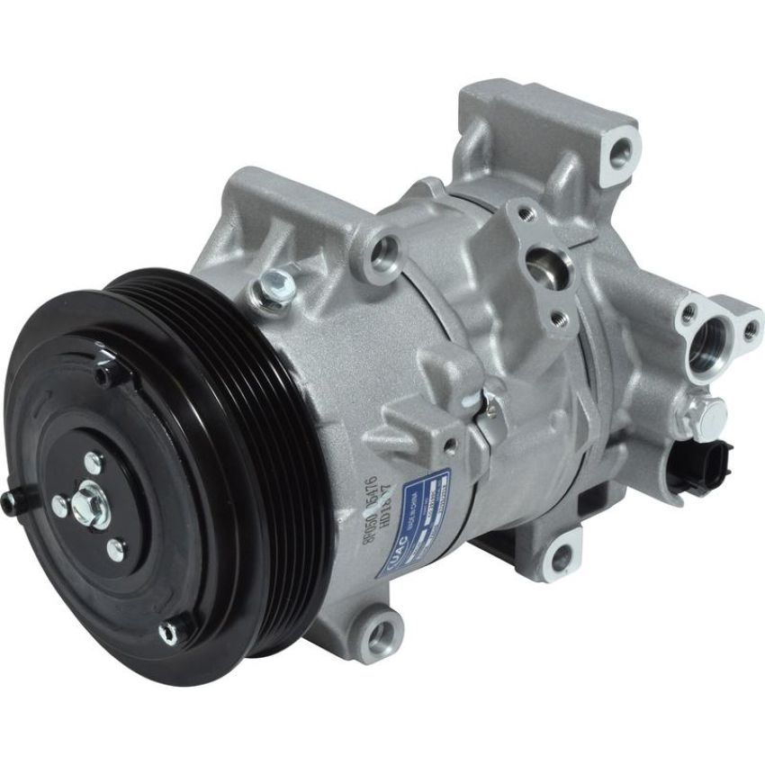 Universal Air Conditioning CO 29198C A/C Compressor -- UAC 6SEU14C Compressor Assembly