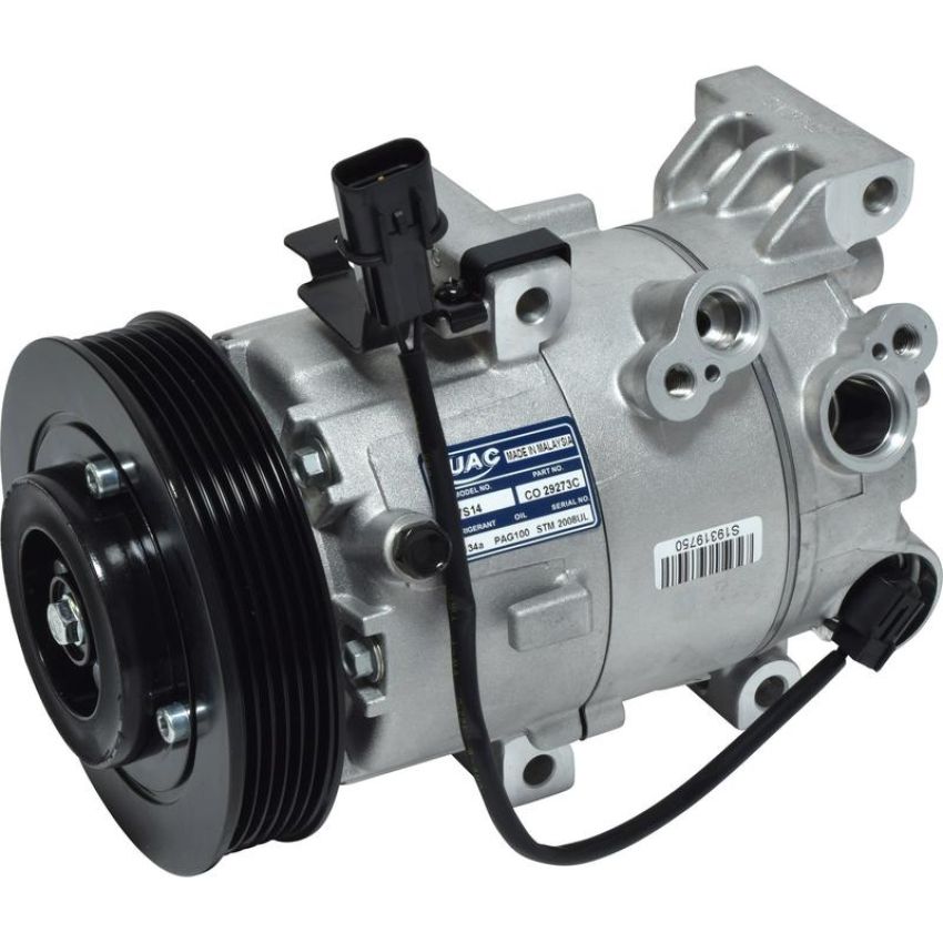 Universal Air Conditioning CO 29273C A/C Compressor -- UAC VS14E Compressor Assembly