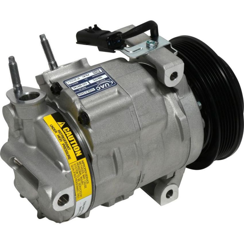 Universal Air Conditioning CO 30014C A/C Compressor -- UAC 10SRE18C Compressor Assembly