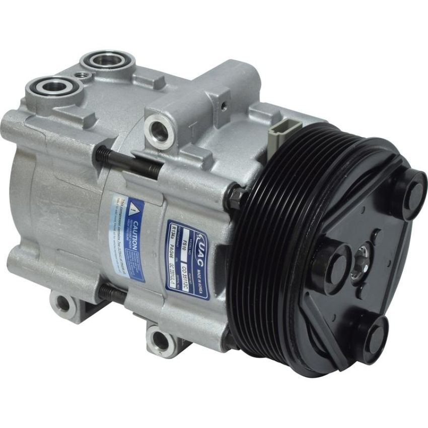 Universal Air Conditioning CO 35112C A/C Compressor -- UAC FS10 Compressor Assembly
