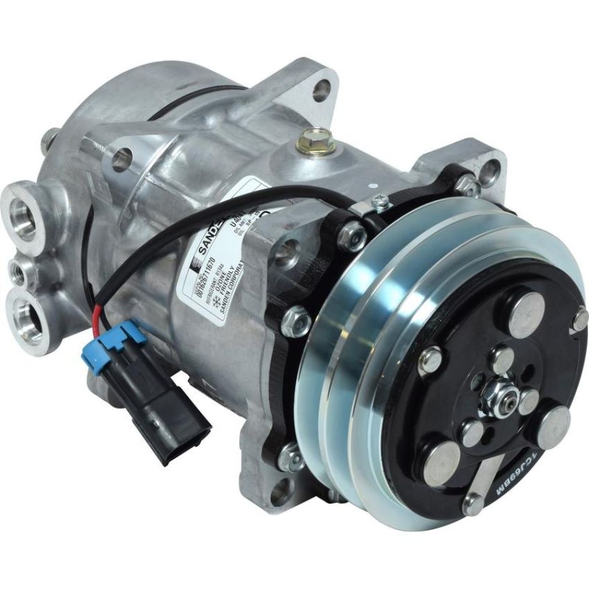 Universal Air Conditioning CO 4041SD A/C Compressor -- Sanden SD7H15 Compressor Assembly
