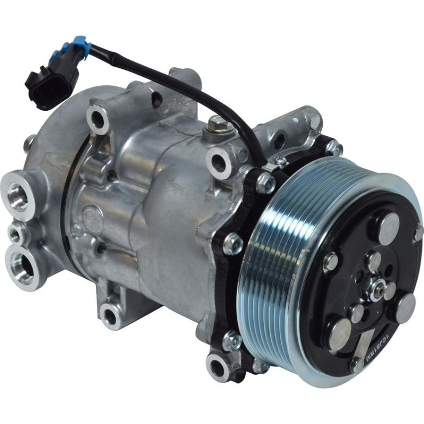 Universal Air Conditioning CO 4042 A/C Compressor -- Sanden SD7H15 Compressor Assembly