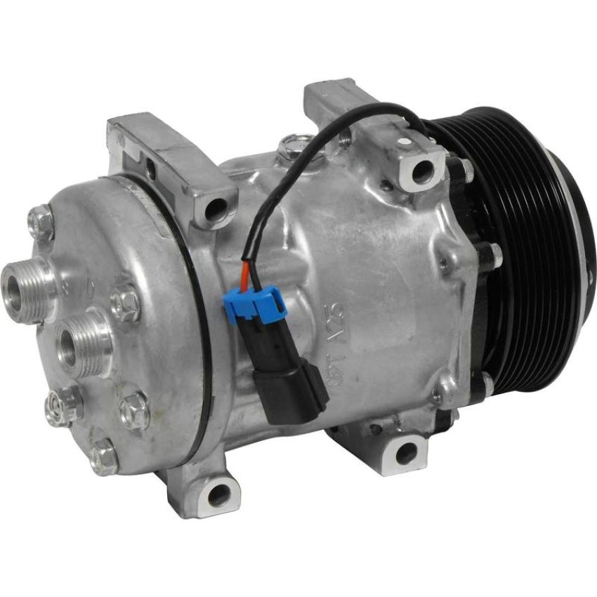 Universal Air Conditioning CO 4084 A/C Compressor -- Sanden SD7H15 Compressor Assembly