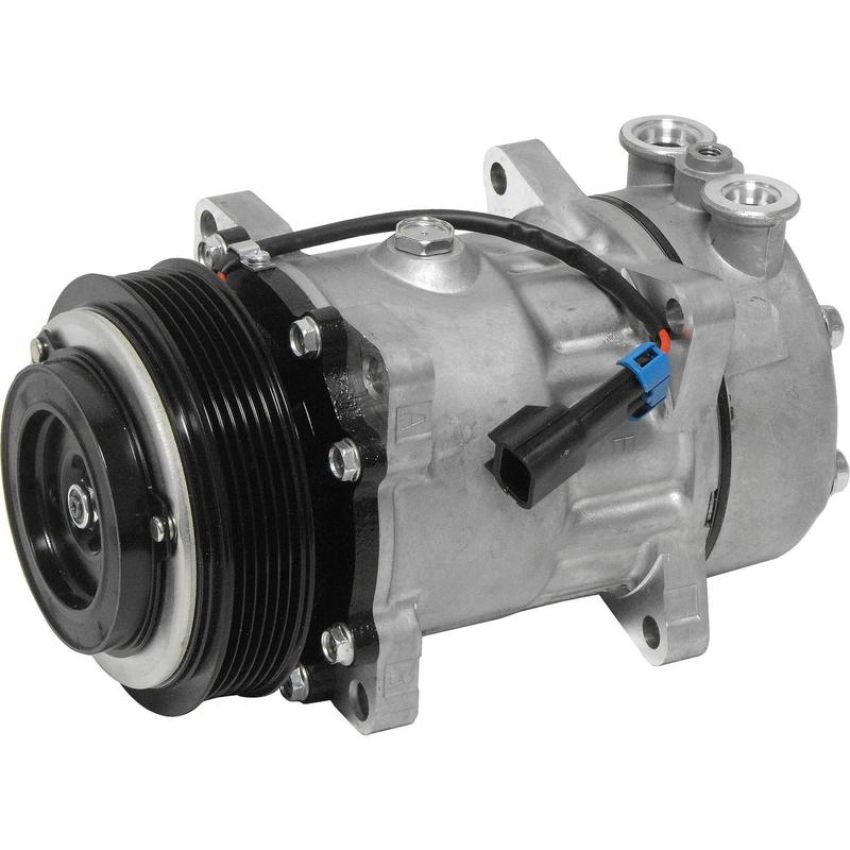 Universal Air Conditioning CO 4091 A/C Compressor -- Sanden SD7H15 Compressor Assembly