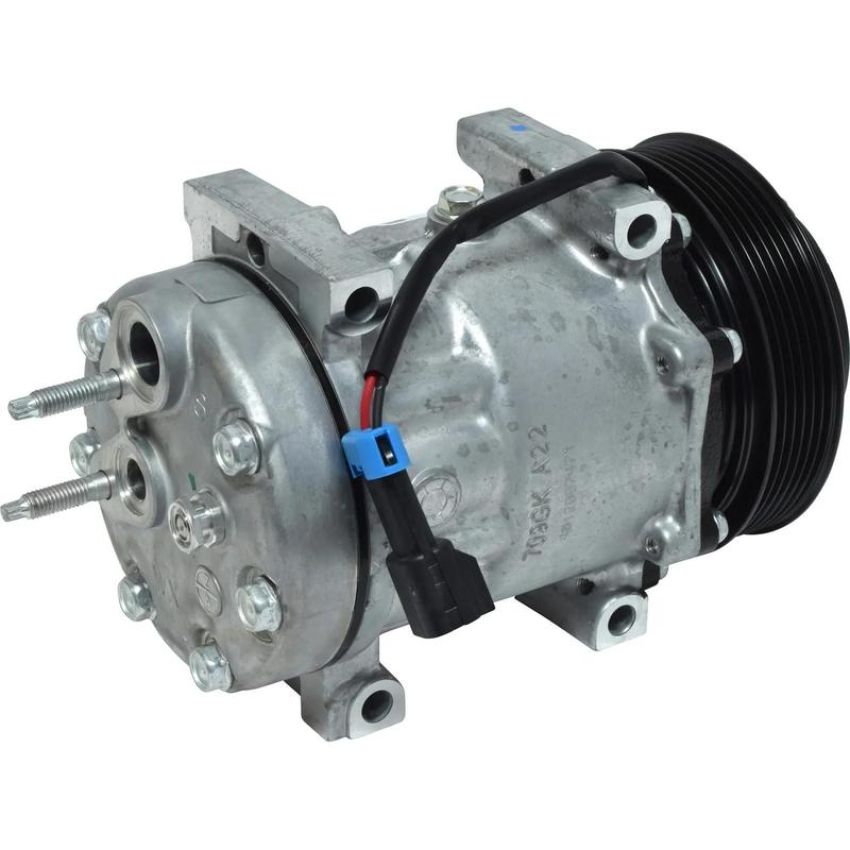 Universal Air Conditioning CO 4106 A/C Compressor -- Sanden SD7H15 Compressor Assembly