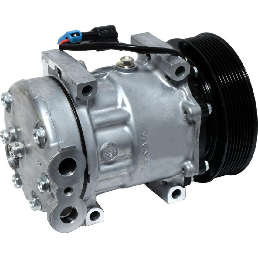 Universal Air Conditioning CO 4108 A/C Compressor -- Sanden SD7H15 Compressor Assembly