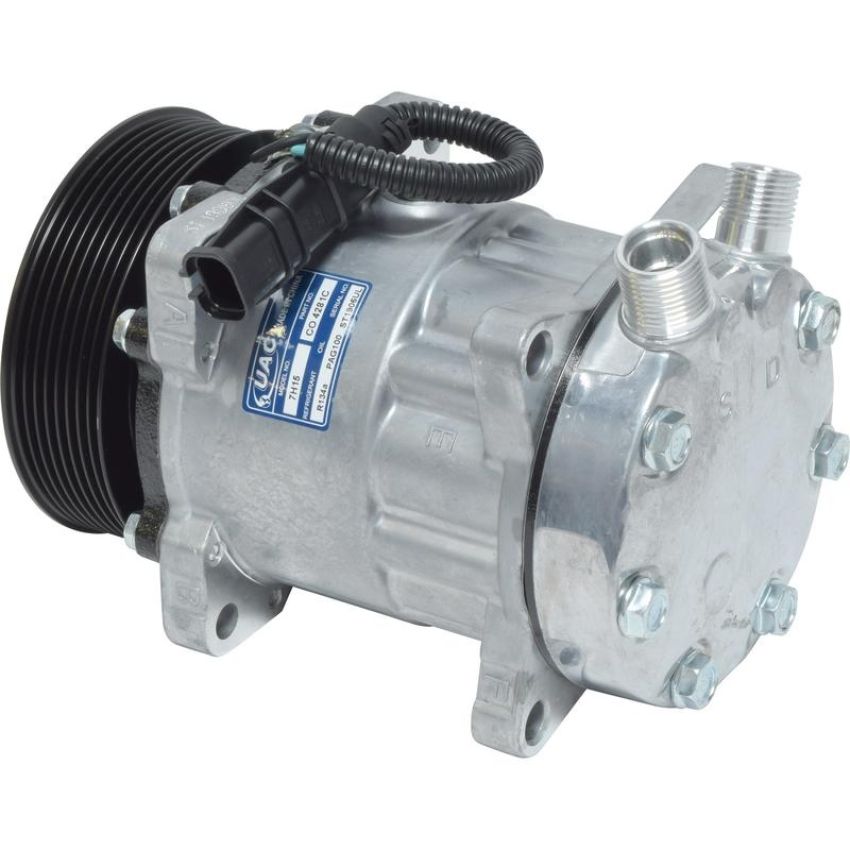 Universal Air Conditioning CO 4281C A/C Compressor -- UAC SD7H15HD Compressor Assembly