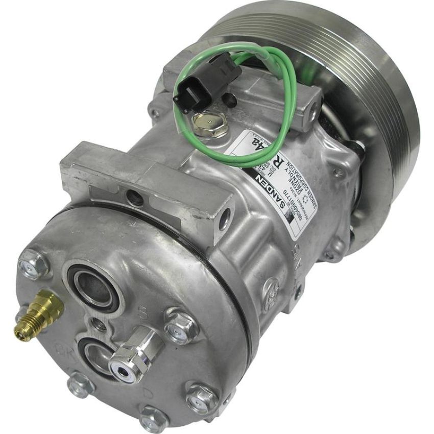 Universal Air Conditioning CO 4302 A/C Compressor -- Sanden SD7H15 Compressor Assembly