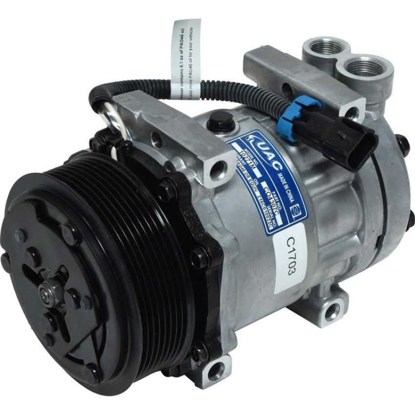 Universal Air Conditioning CO 4307C A/C Compressor -- UAC SD7H15 Compressor Assembly