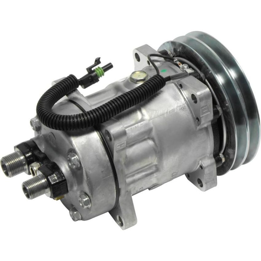 Universal Air Conditioning CO 4308 A/C Compressor -- Sanden SD7H15 Compressor Assembly