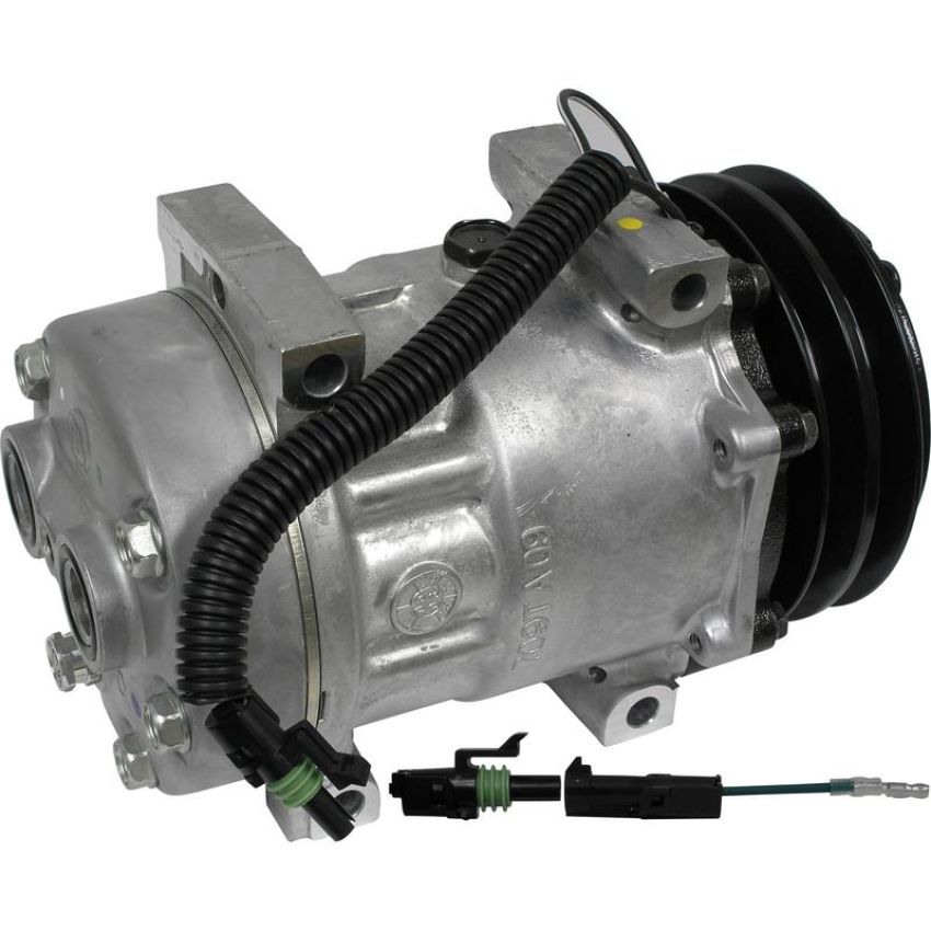 Universal Air Conditioning CO 4419 A/C Compressor -- Sanden FLX7 Compressor Assembly
