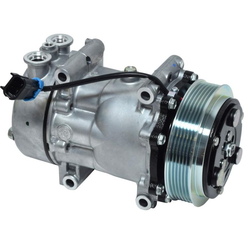 Universal Air Conditioning CO 4424 A/C Compressor -- Sanden SD7H15 Compressor Assembly