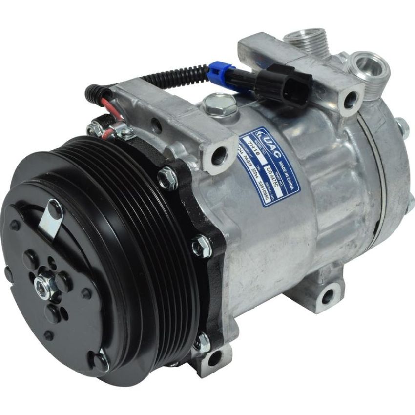 Universal Air Conditioning CO 4475C A/C Compressor -- UAC SD7H15 Compressor Assembly