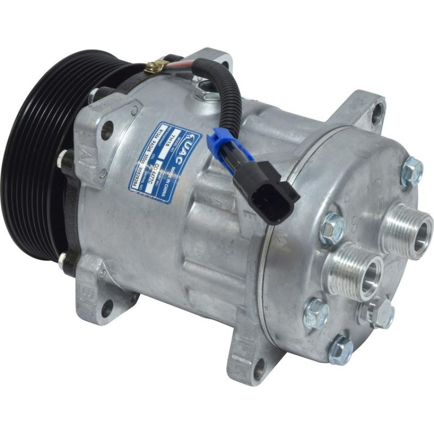 Universal Air Conditioning CO 4477C A/C Compressor -- UAC SD7H15 Compressor Assembly