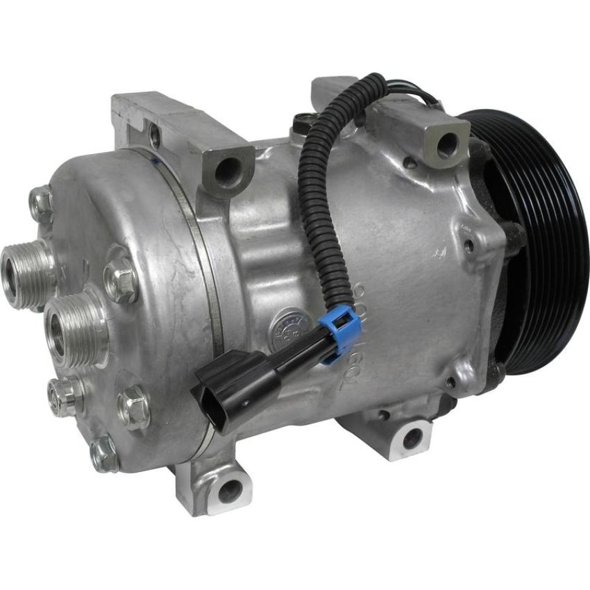 Universal Air Conditioning CO 4482 A/C Compressor -- Sanden SD7H15 Compressor Assembly