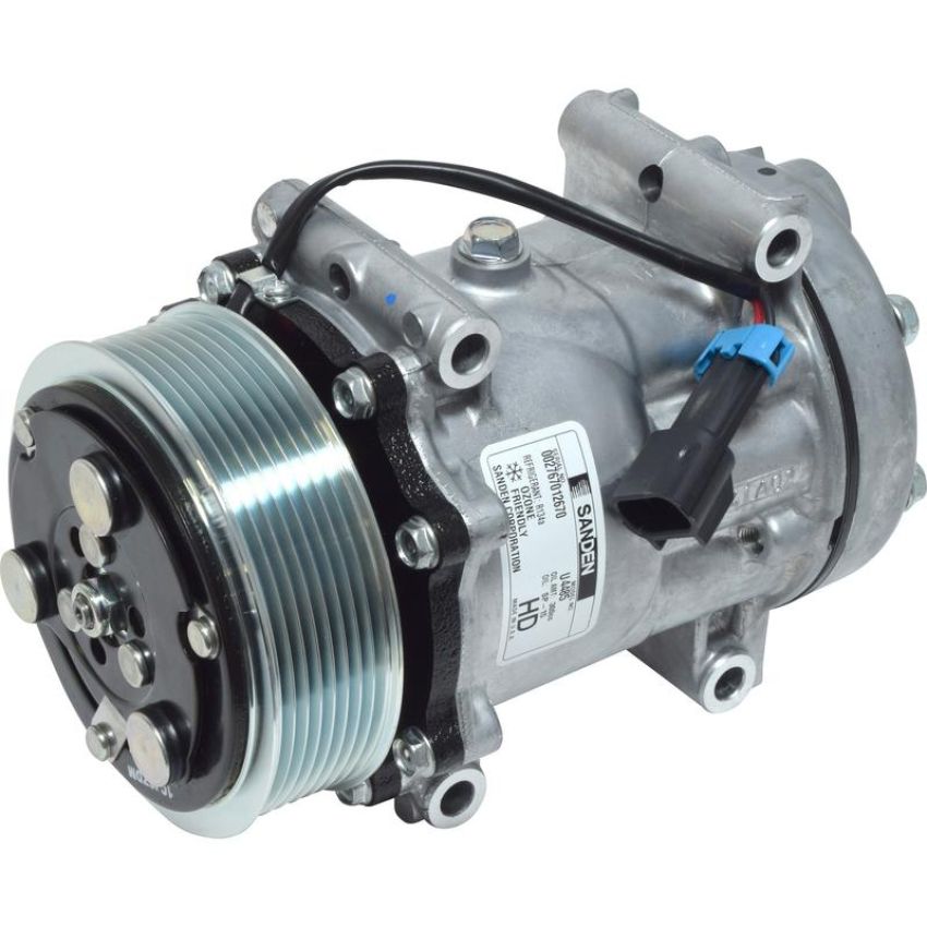 Universal Air Conditioning CO 4485 A/C Compressor -- Sanden SD7H15 Compressor Assembly