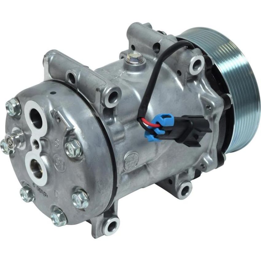 Universal Air Conditioning CO 4485 A/C Compressor -- Sanden SD7H15 Compressor Assembly
