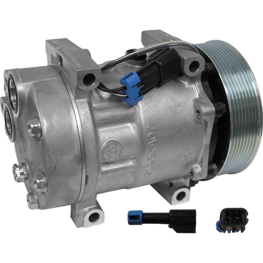 Universal Air Conditioning CO 4493 A/C Compressor -- Sanden SD7H15HD Compressor Assembly